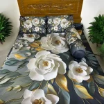 7/8 Fit Waterproof 3D Print Bedsheet (Code: B43)