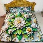 7/8 Fit Waterproof 3D Print Bedsheet (Code: B56)